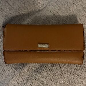 Kate Spade Tan Leather Wallet